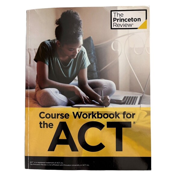 The Princeton Review Course Workbook For ACT Version 9 Science Reading Math etc - Picture 1 of 8